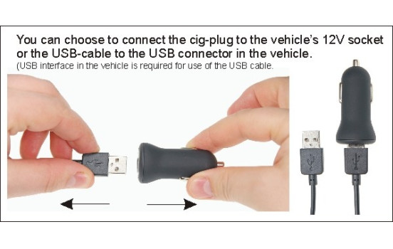 Apple iPhone 6 / 6S / 7 / 8 / X / Xs Active adjustable holder with 12V USB plug, Image 2