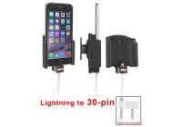 Apple iPhone 6 / 6S Passive holder. Original lightning to 30-pin adapter cable (Upholstered)