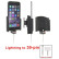 Apple iPhone 6 / 6S Passive holder. Original lightning to 30-pin adapter cable (Upholstered)