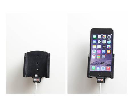 Apple iPhone 6 / 6S Passive holder. Original lightning to 30-pin adapter cable (Upholstered), Image 2