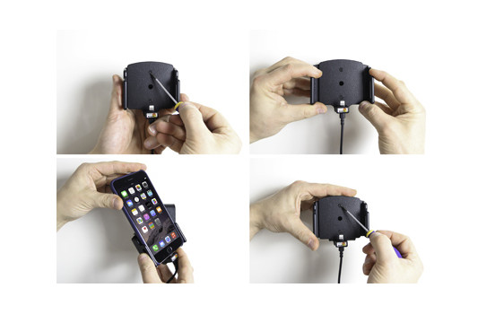 Apple iPhone 6Plus/ 6SPlus/ 7Plus/ 8Plus/ X/Xs/Xs Max Active adjustable holder with 12V USB plug, Image 5
