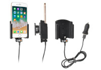 Apple iPhone 8 / SE 2nd Generation 2020 Active holder with 12V USB plug (Upholstered)
