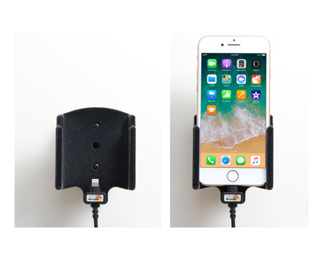 Apple iPhone 8 / SE 2nd Generation 2020 Active holder with 12V USB plug (Upholstered), Image 3