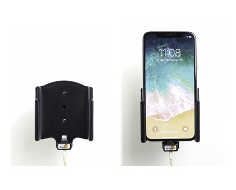 Apple iPhone X / Xs Passive holder. For original Apple lightning to USB cable (upholstered), Image 2