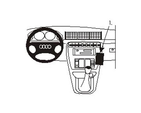 ProClip - Audi A4/ S4/ 1995-1999 Angled mount