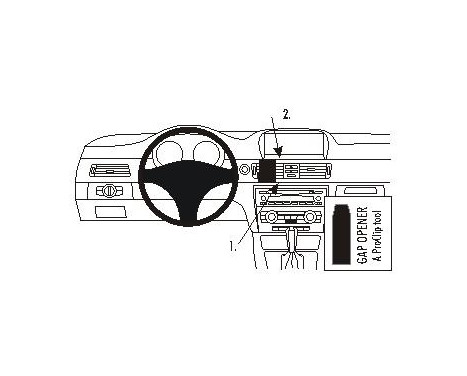 ProClip - BMW 3-Series /E90/E91/E92/E93 2005-2012 Center mount