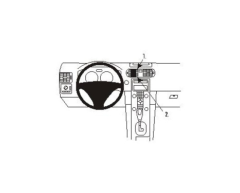 ProClip - Volvo C30/ C70/ S40/ V50 Center mount, Image 5