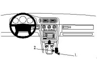 ProClip - Volvo C70 1997-2005 / S70/ V70 1997-2000 Console mount