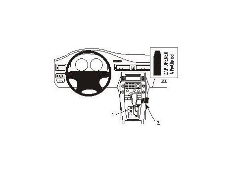 ProClip - Volvo S80 / V70 II / XC70 Angled mount