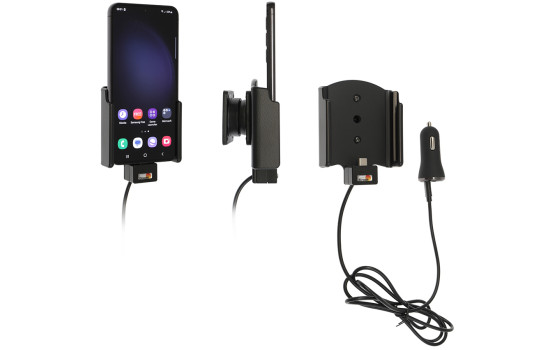 Samsung Galaxy S23 Active holder with 12V USB plug