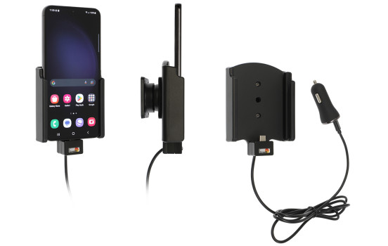 Samsung Galaxy S23 Plus Active holder with 12V USB plug