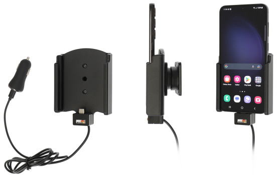 Samsung Galaxy S23 Plus Active holder with 12V USB plug, Image 2