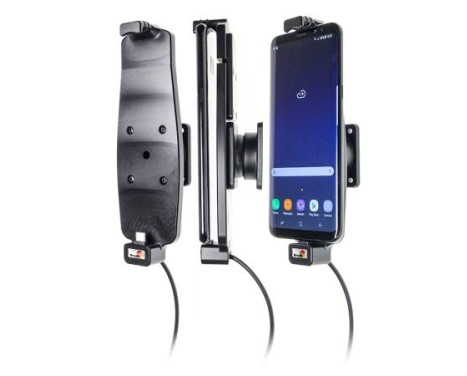 Samsung Galaxy S8+ / S9+ / S10+ Active holder with 12V USB plug. With cover