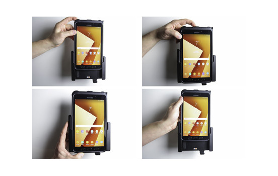 Samsung Galaxy Tab Active 2 Passive holder with swivel mount. With cover, Image 6