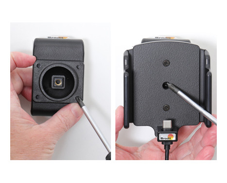 Universal adjustable holder USB-C with fixed power supply width: 70-83 mm thickness: 2-10 mm, Image 2