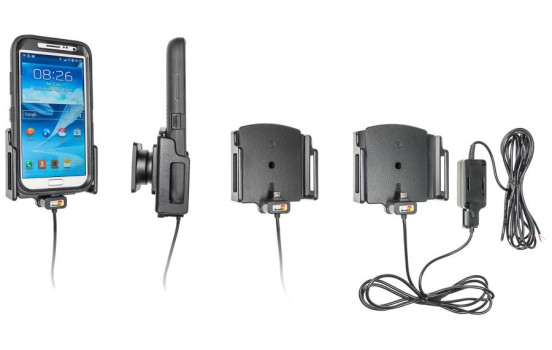 Universal adjustable holder with fixed power supply width: 75-89 mm thickness: 12-16 mm