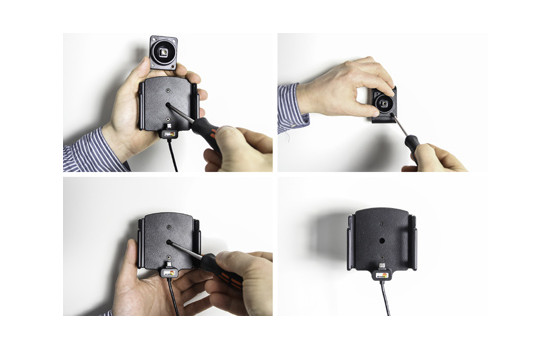 Universal adjustable holder with fixed power supply width: 75-89 mm thickness: 12-16 mm, Image 3