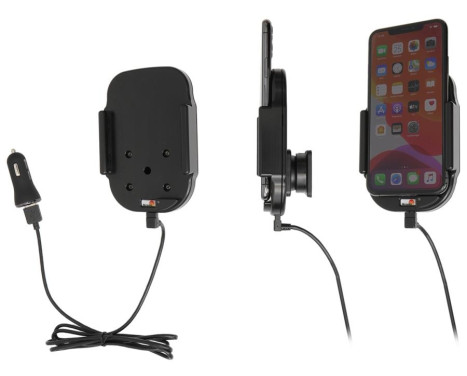 Apple iPhone 11 Pro Max Qi wireless Active adjustable holder with 12V USB plug, Image 5