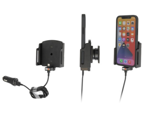 Apple iPhone 12 / 12 Pro / 12 Pro Max / 13 / 13 Pr Active adjustable holder with 12V USB sig-plug, Image 5