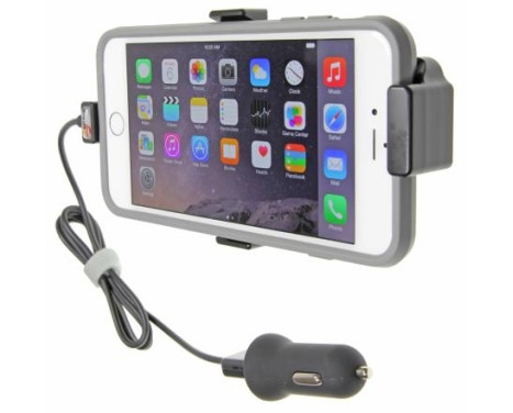 Apple iPhone 6/6S/6 Plus/7 Plus/8 Plus/Xs Max Active Holder with 12V USB Plug. (with/without case), Image 8