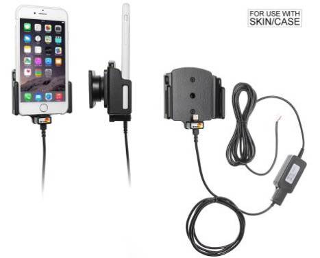 Apple iPhone 6 / 6S / 7 / 8 / X / Xs Active Adjustable Holder with Fixed Power Supply