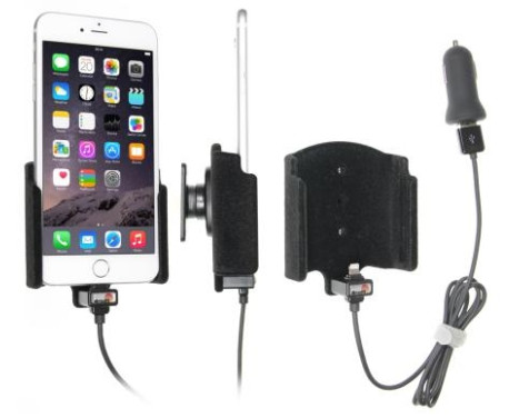 Apple iPhone 6 Plus / 6S Plus / 7 Plus / 8 Plus / Xs Max Active holder with 12V USB plug