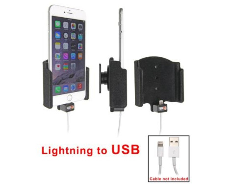 Apple iPhone 6 Plus Passive holder. For original Apple lightning to USB cable (Upholstered,)