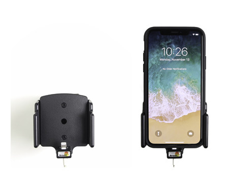 Apple iPhone X / Xs Adjustable holder with cable attachment for Apple cable, Image 2