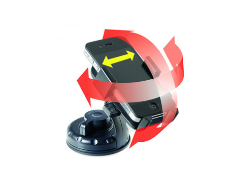 Lampa Easy Lock Phone Holder with Suction Cup, Image 3