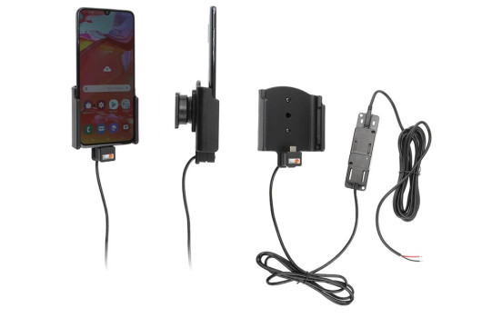 Samsung Galaxy A70 Active Holder with Fixed Power Supply