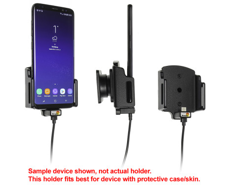 Universal adjustable holder USB-C with fixed power supply width: 62-77 mm thickness: 6-10 mm, Image 4