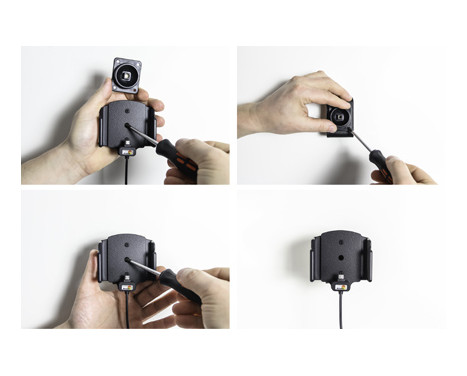 Universal adjustable holder with fixed power supply width: 62-77 mm thickness: 9-13 mm, Image 3