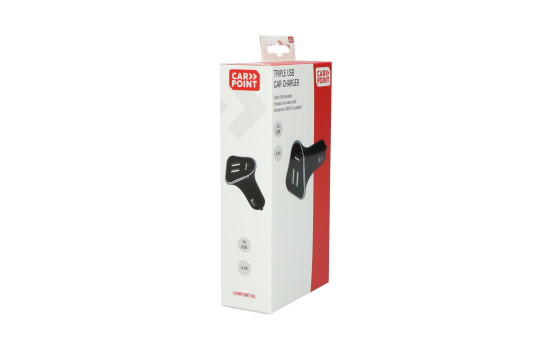 Carpoint 12/24V Triple USB Car Charger 4.4A, Image 5