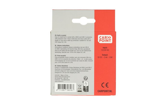 Carpoint Flush-mounted socket USB-A + USB-C 12/24V, Image 4