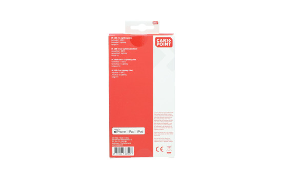 Carpoint USB-C > Lightning Cable 1 Meter, Image 5
