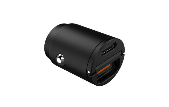 Celly Mini Car Charger 1 USB + 1 USB-C 30W