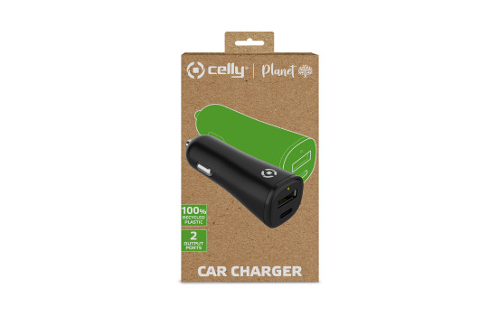 Celly Planet Car Charger USB-A + USB-C, Image 3