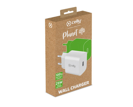 Celly Planet Home Charger USB-C 25W, Image 2