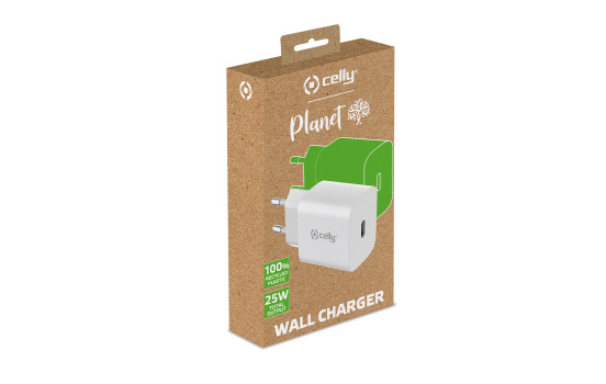 Celly Planet Home Charger USB-C 25W, Image 2