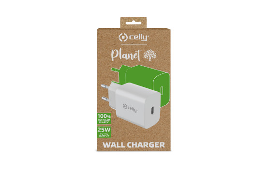 Celly Planet Home Charger USB-C 25W, Image 3