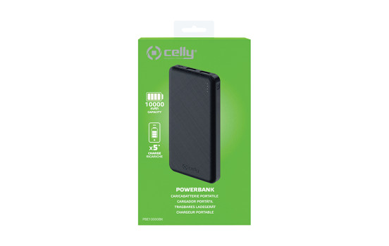 Celly Power Bank Energy 10,000 mAh Black, Image 5