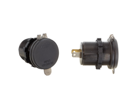 Dual USB car charger 12V/24V USB-A / USB-C 5V 3.1A fast charger, Image 2