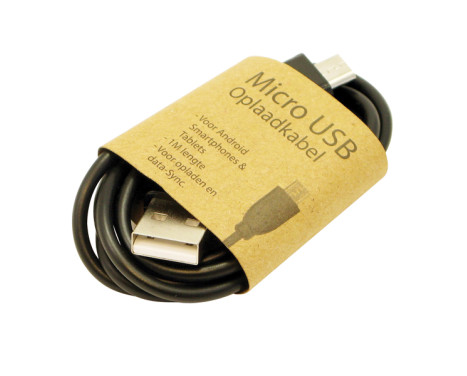 GrabNGo Micro USB charging cable black