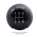 Simoni Racing Gear Knob LOCK - Aluminum/Black Eco-Leather, Thumbnail 3