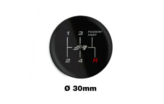 Simoni Racing Gear knob shift pattern 5-speed 'F-Fast'