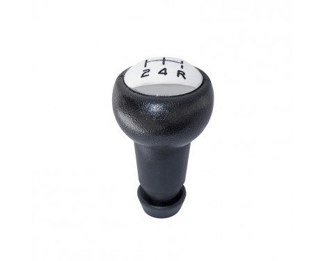 Simoni Racing Gear Shift Knob OEM suitable for Citroën/Peugeot miscellaneous - Black ABS + Chrome Shift Patr