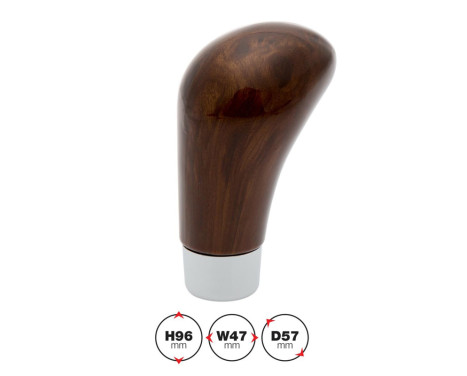 Simoni Racing Shift Knob Kerb - Wood Look / Radica Look, Image 2