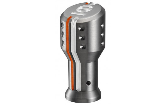 Sparco Shift Knob 'Settanta' - Black + Aluminium/White/Orange