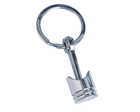 Simoni Racing Keyring Chrome Piston