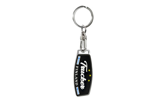 Stainless steel key ring - Trucker/Finland